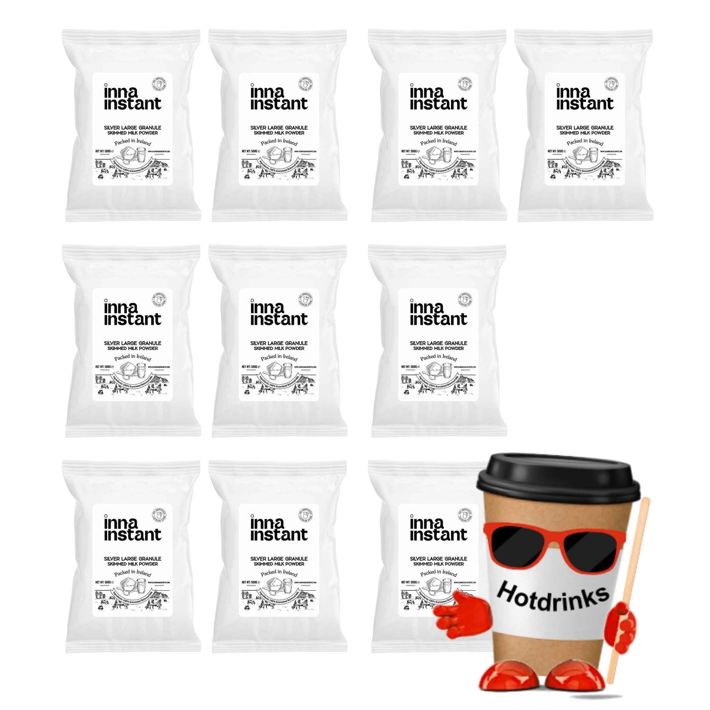 'Inna Instant' Large Granulated Skimmed Milk (500g)