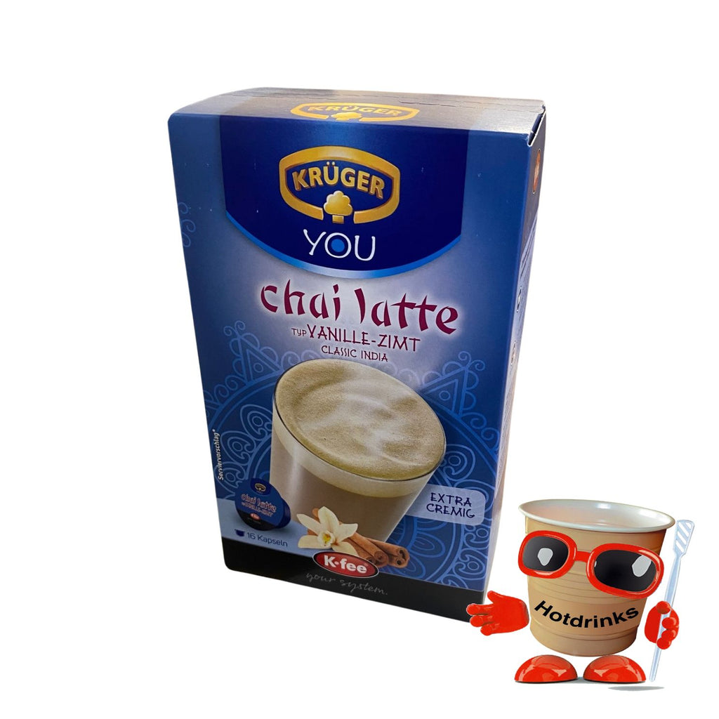 KFee Pods 'Chai Latte Vanilla' 16 Pods or 6 boxes of 16 Pods