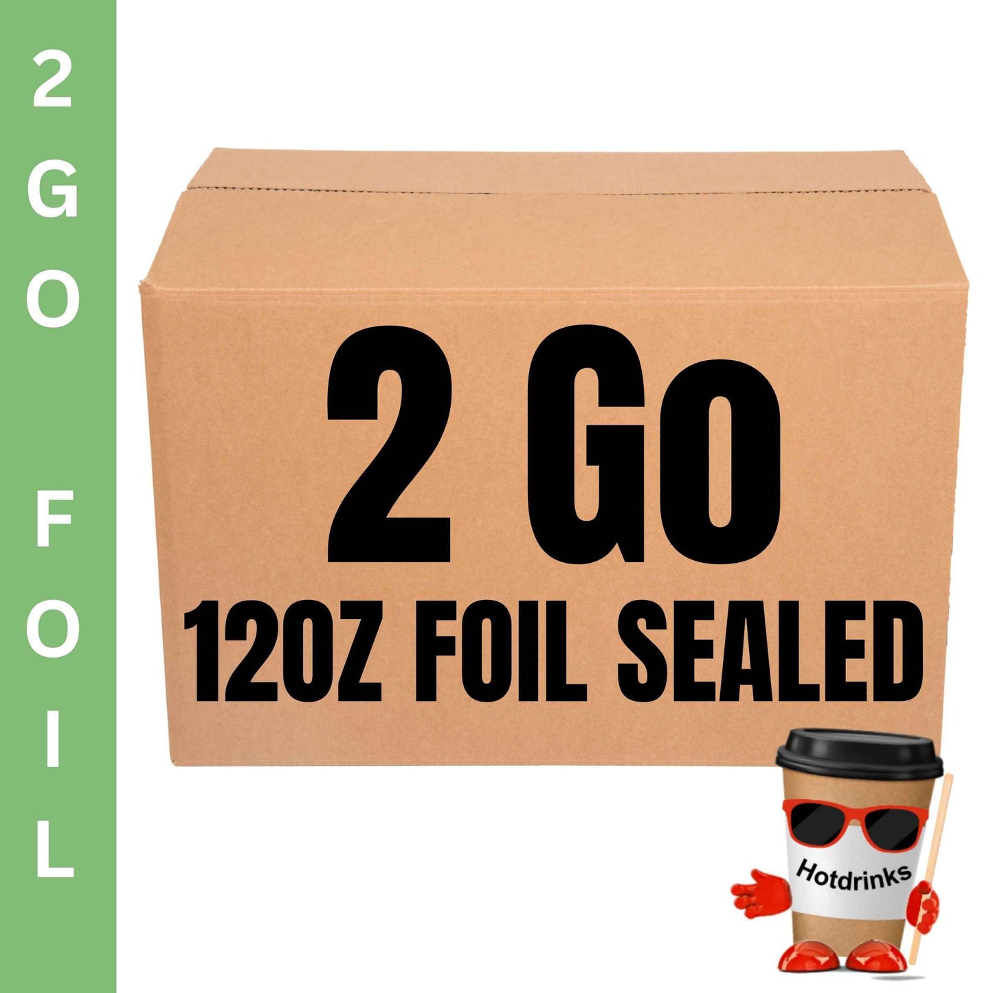 2Go 'Fresh Seal' Kenco Cappuccino (8 or 160 cups)