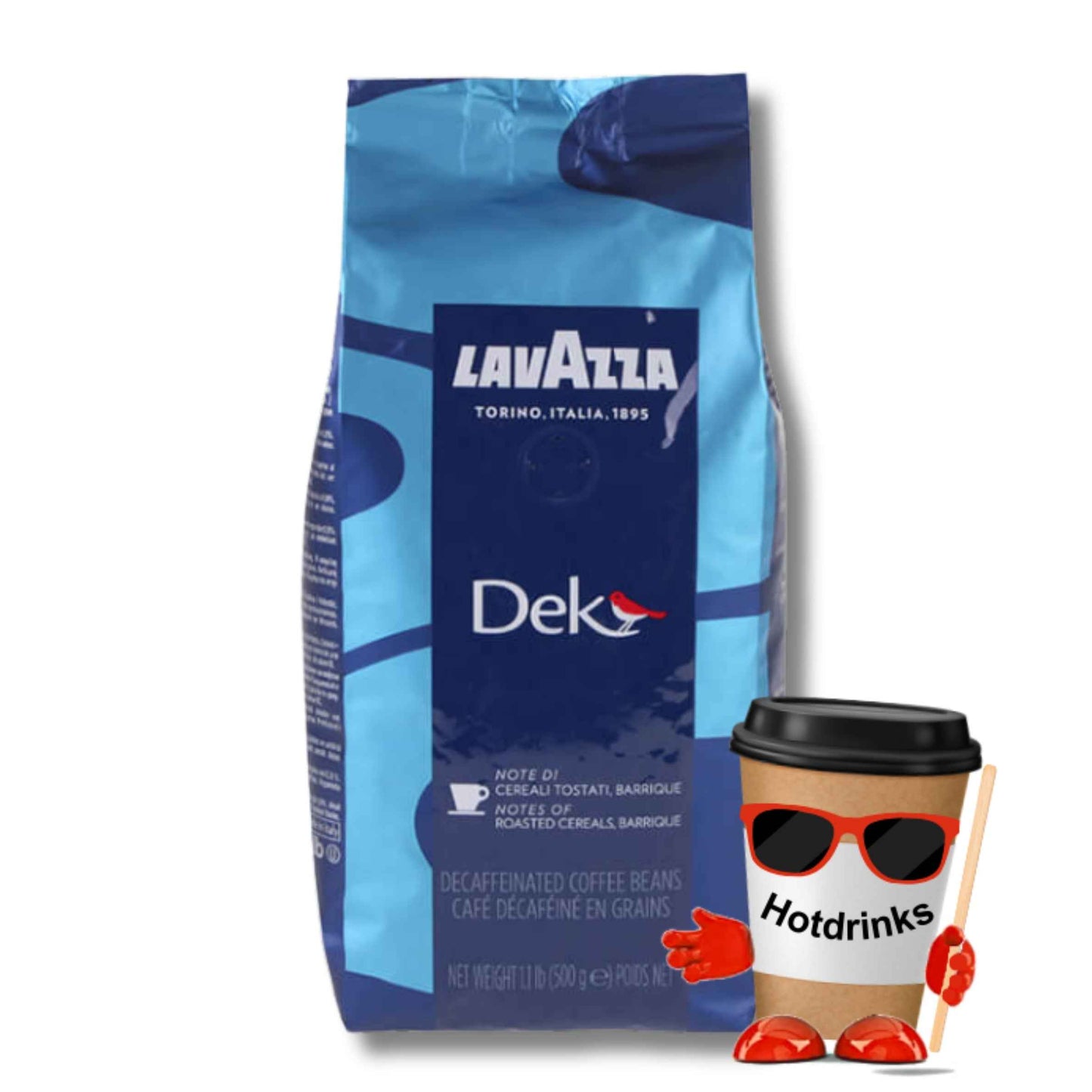 LavAzza Dek Decaffeinated Coffee Beans (500g)