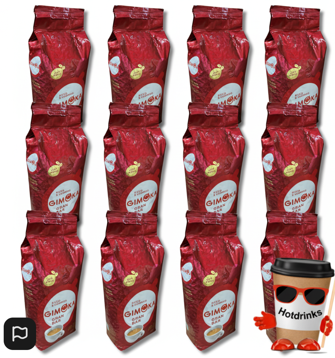 Gimoka - Gran Bar Coffee Beans (1kg)