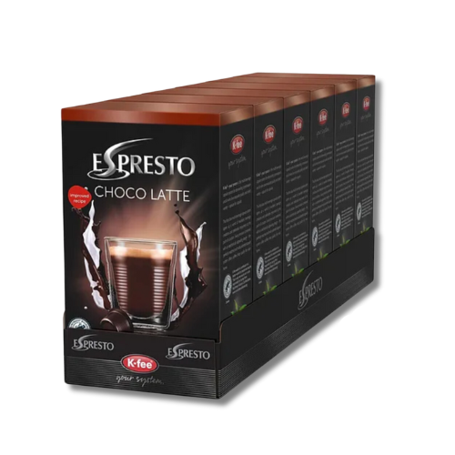 K-Fee Pods - Espresto 'Chocolatte' - 16 Pods or 6 boxes of 16 Pods