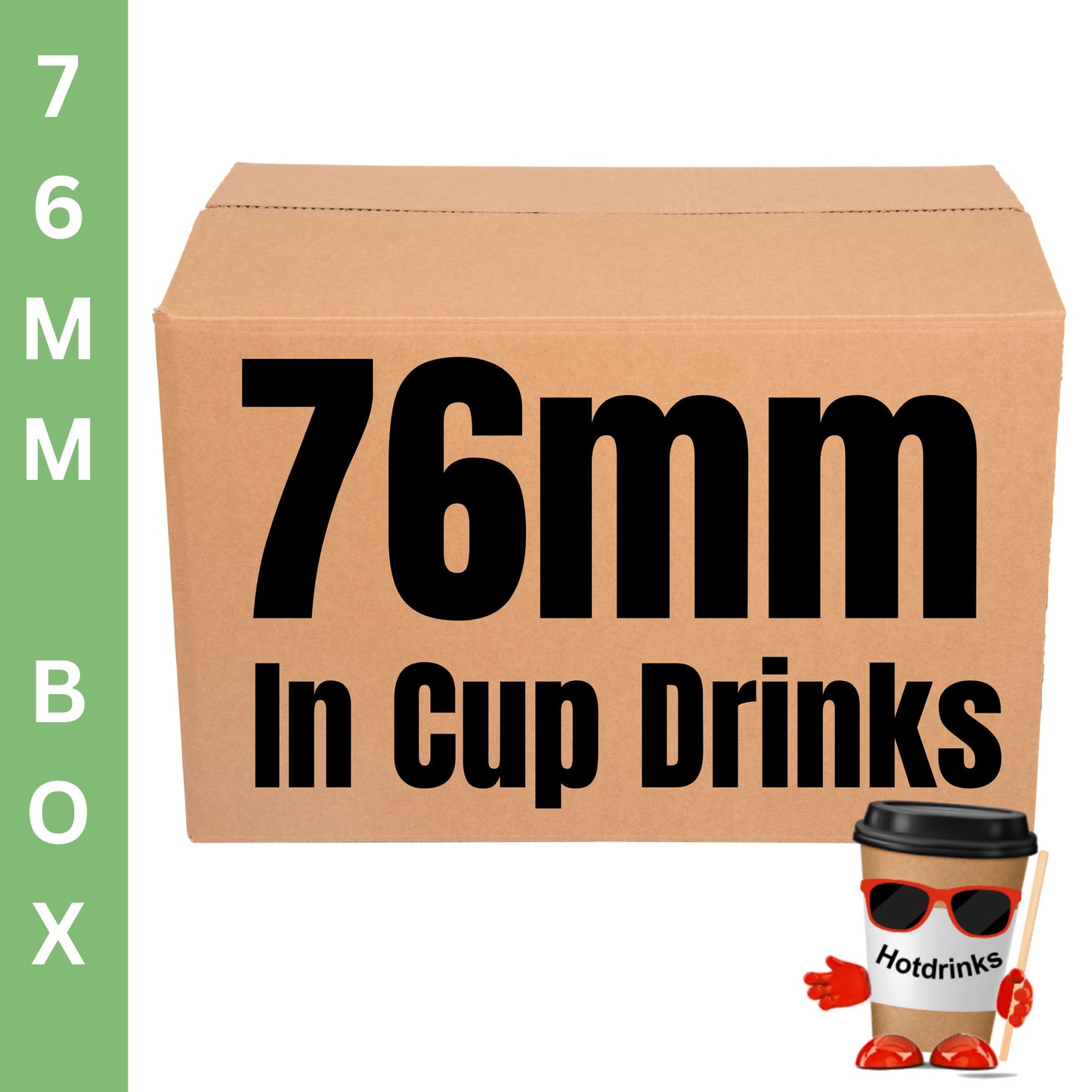 76mm PG Tips Tea White (25 or 375 Cups)