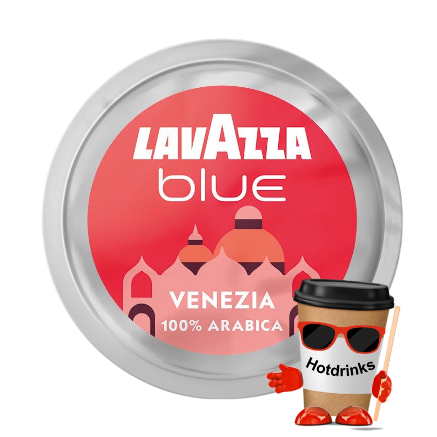 100 LavAzza Blue Drink Pods, Various flavours
