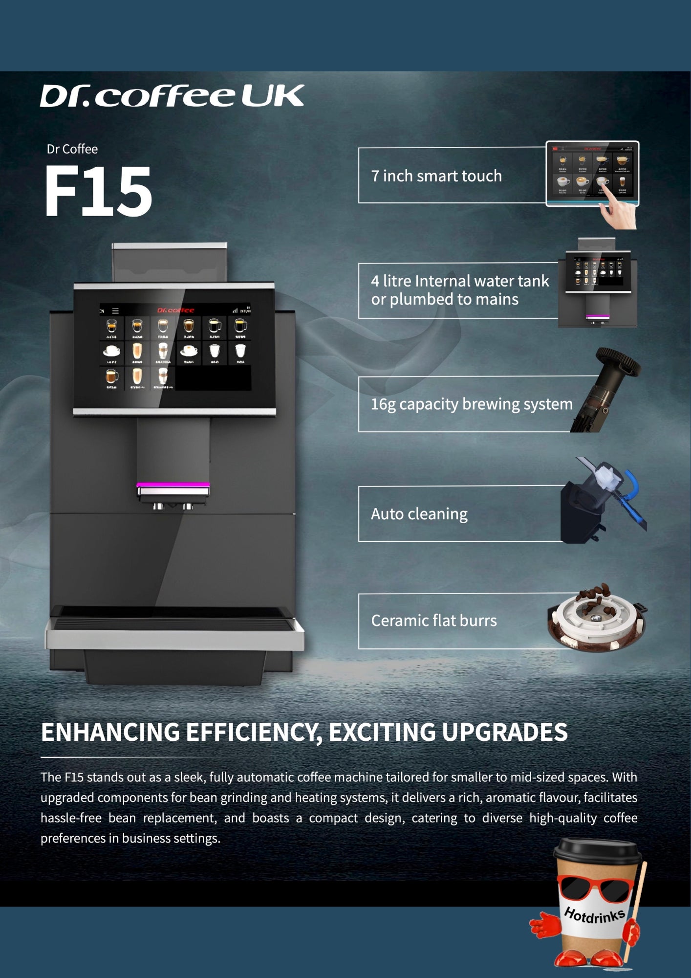 Dr Coffee F15 Coffee Machine