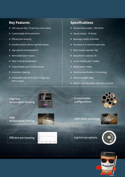 Dr Coffee F15 Coffee Machine