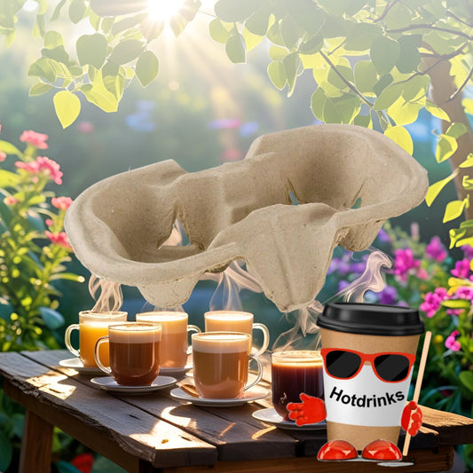 2 Cup Carrier Tray / Holder (90 or 360 Trays)