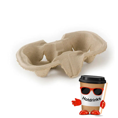 2 Cup Carrier Tray / Holder (90 or 360 Trays)