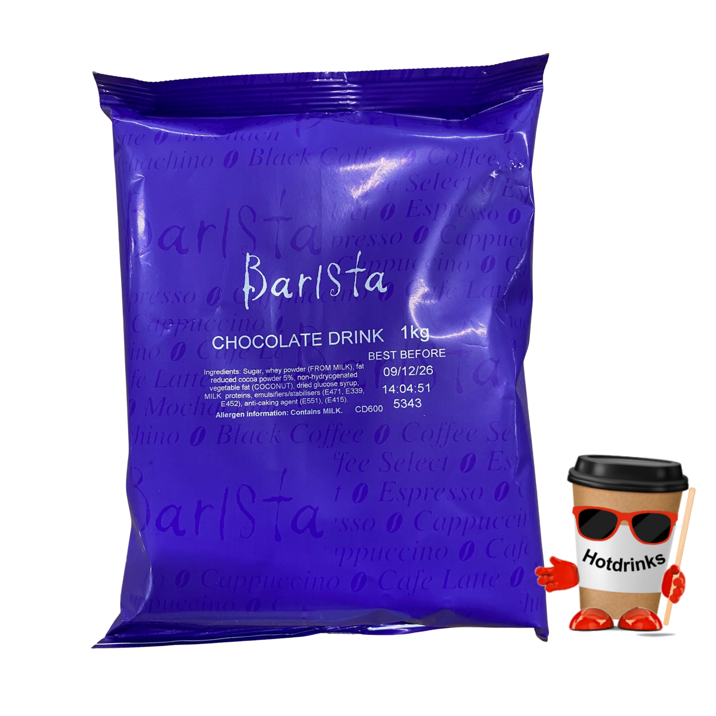 'Barista' Powdered Hot Drinking Chocolate (1kg)