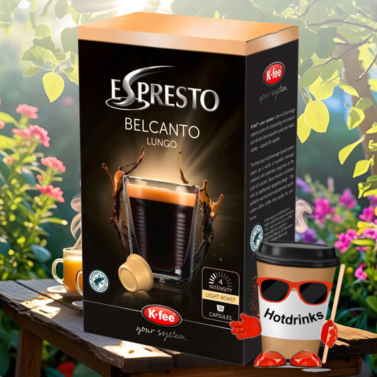 K-Fee Pods - Espresto 'Belcanto' Pods - 16 Pods or 6 boxes of 16 Pods