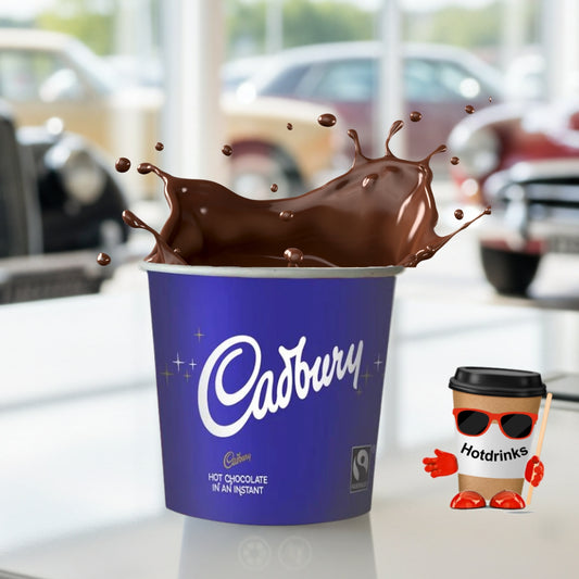 76mm Cadbury Hot Chocolate (25 or 375 Cups)