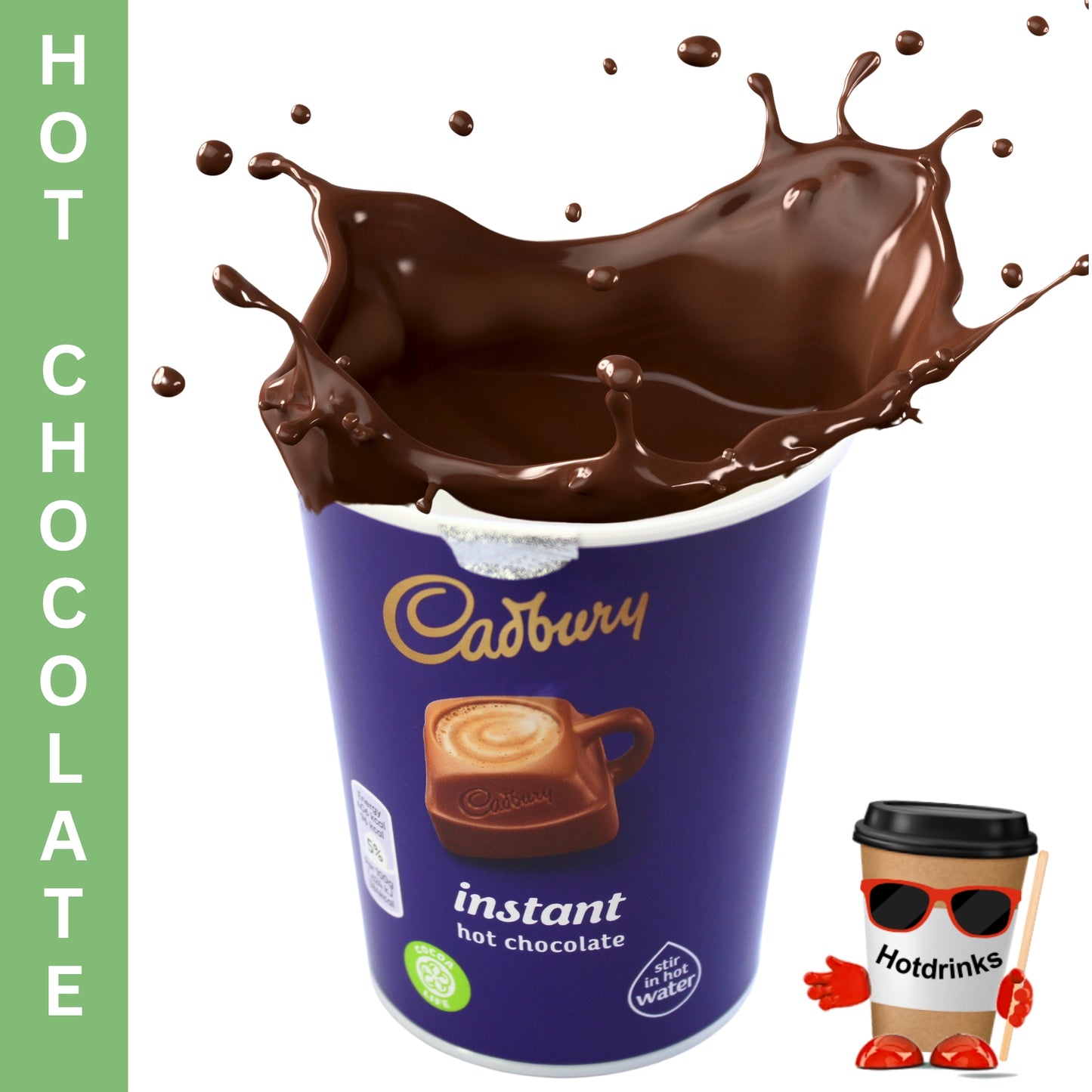 Single Sleeves of 2Go 12oz 'Fresh Seal' In Cup Drinks - 10 Cups Per Sleeve (8 Cups on Kenco range)