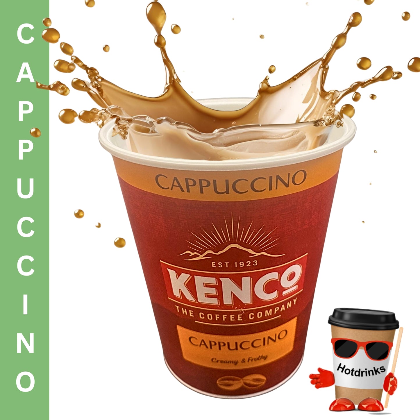 2Go 'Fresh Seal' Kenco Cappuccino (8 or 160 cups)