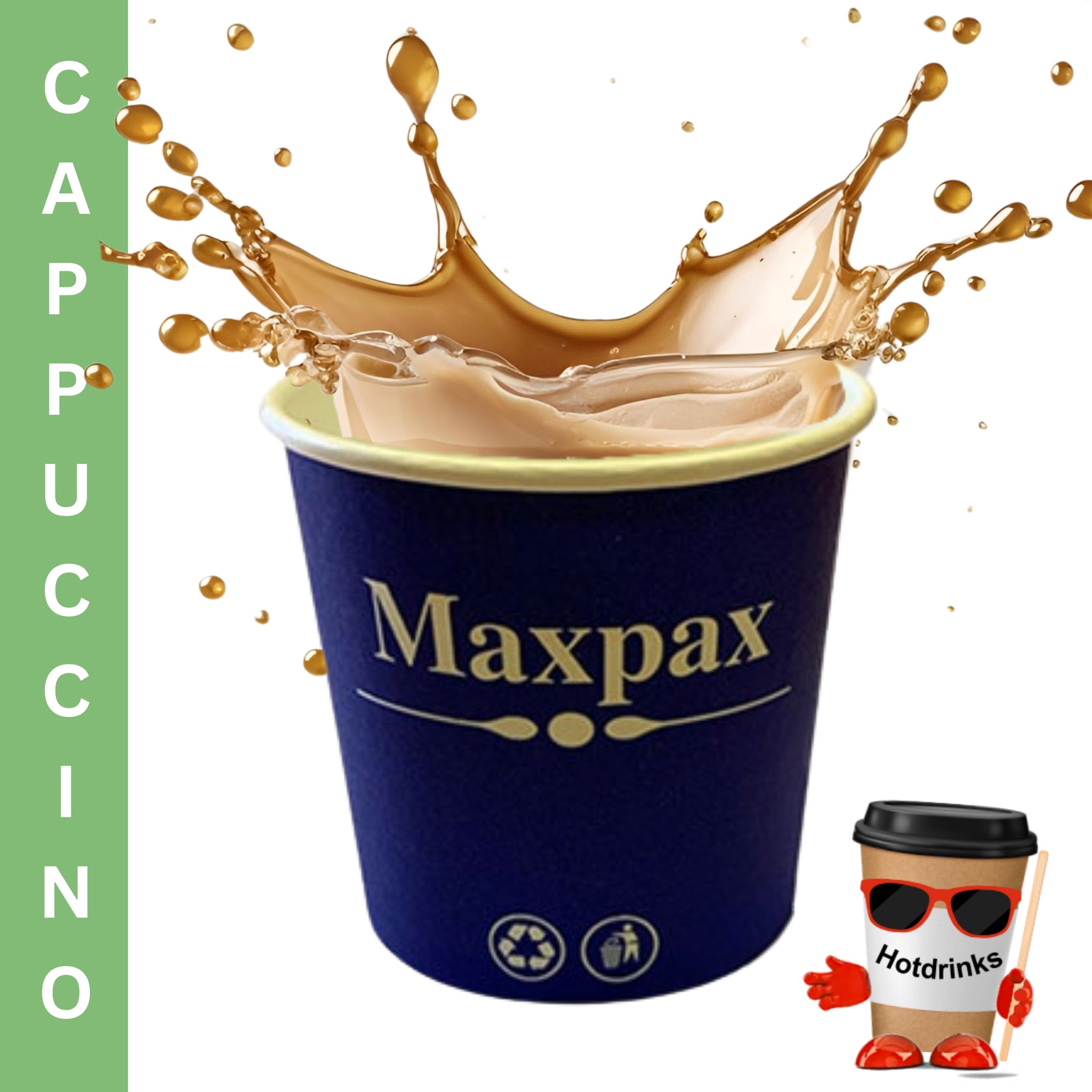 76mm Maxwell House Cappuccino (25 or 375 Cups)