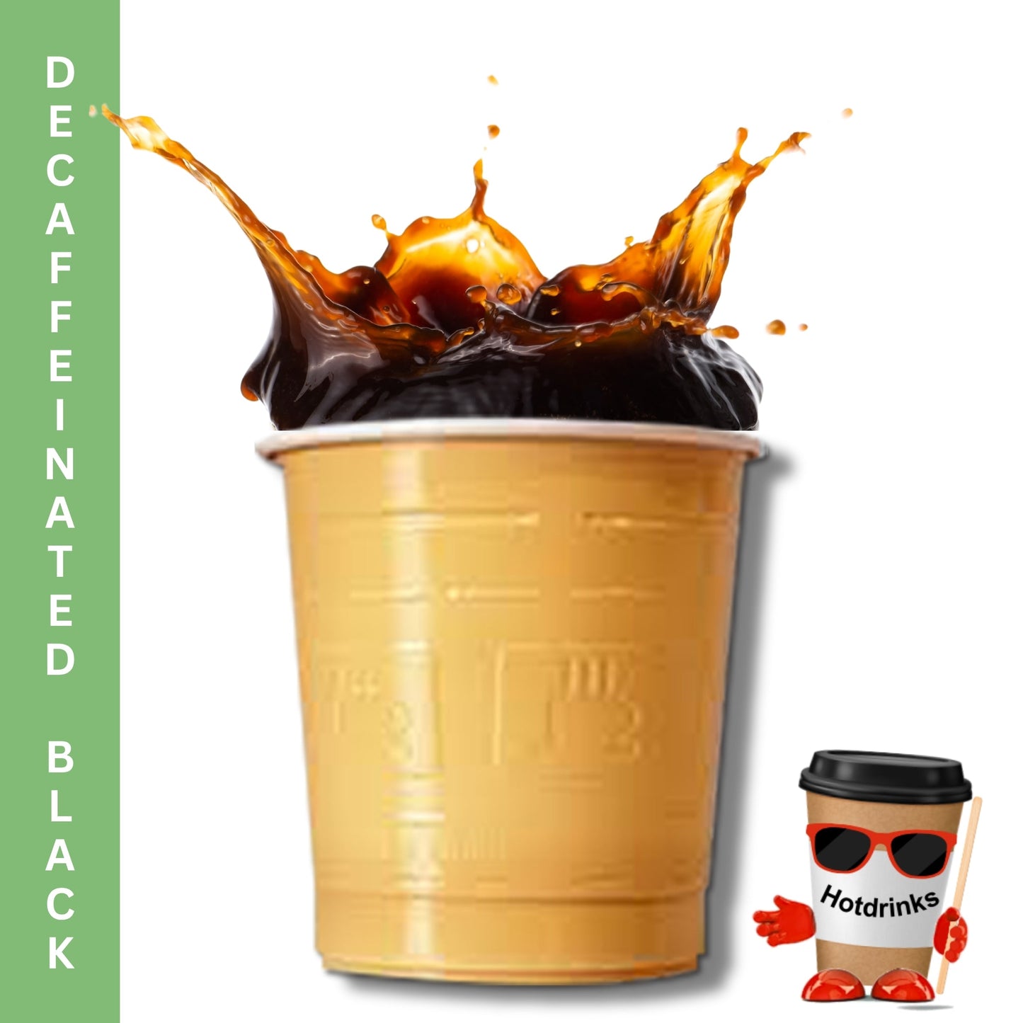 73mm Nescafe Gold Blend Decaffeinated Coffee Black (25 or 300 Cups)