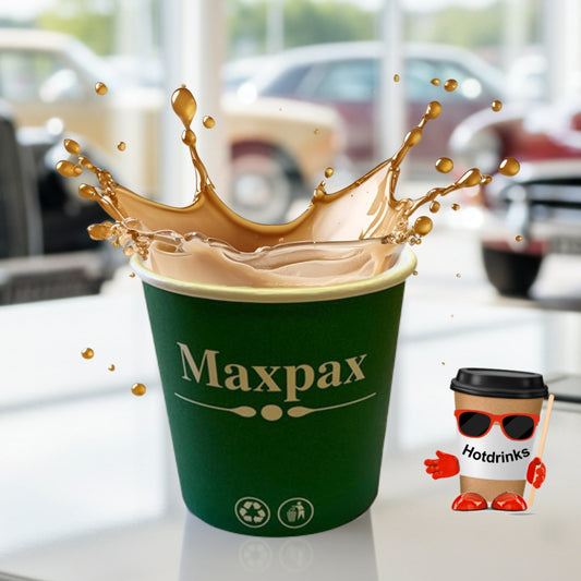 76mm Kenco Decaffeinated Coffee White (25 or 375 Cups)