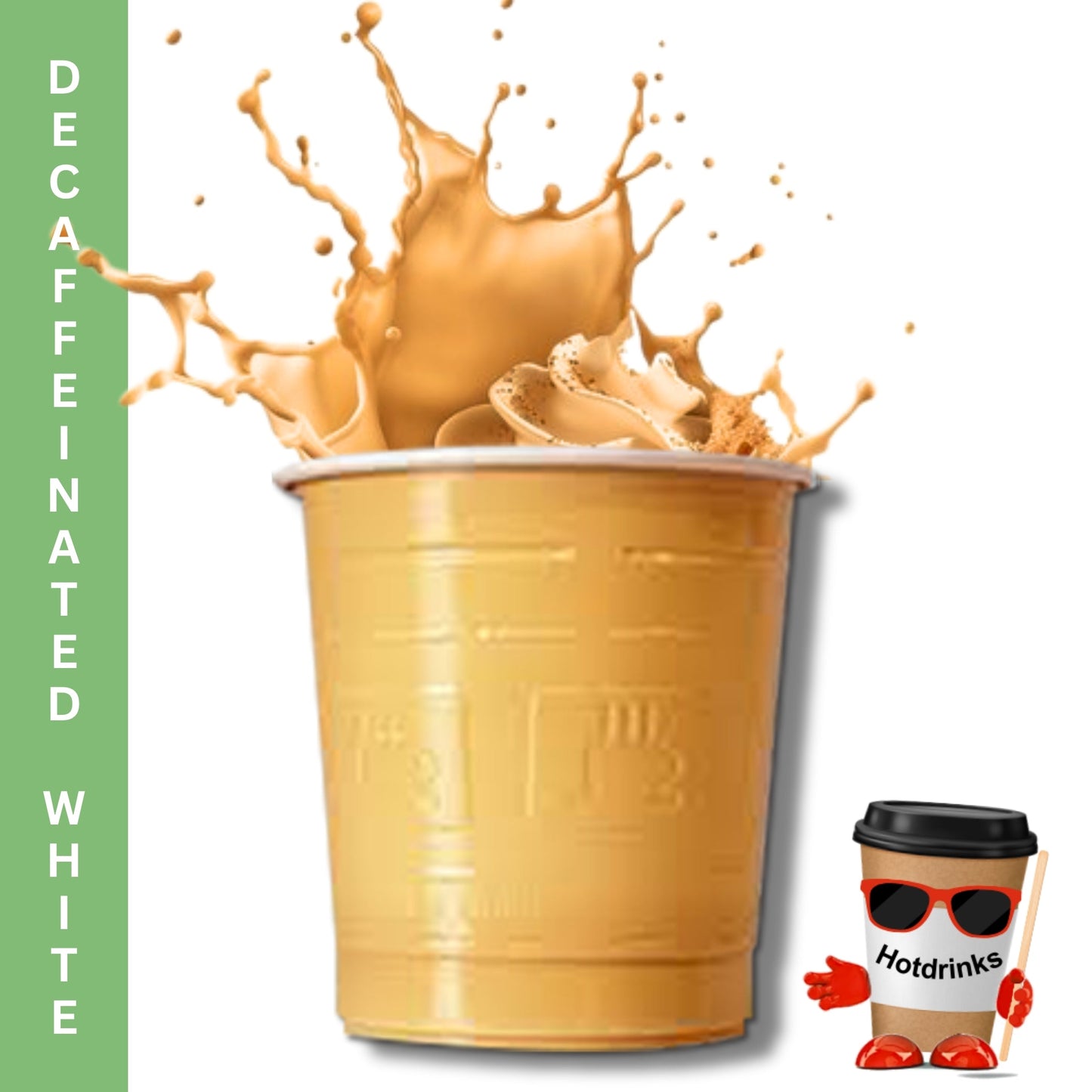 73mm Nescafe Gold Blend Decaffeinated Coffee White (25 or 300 Cups)