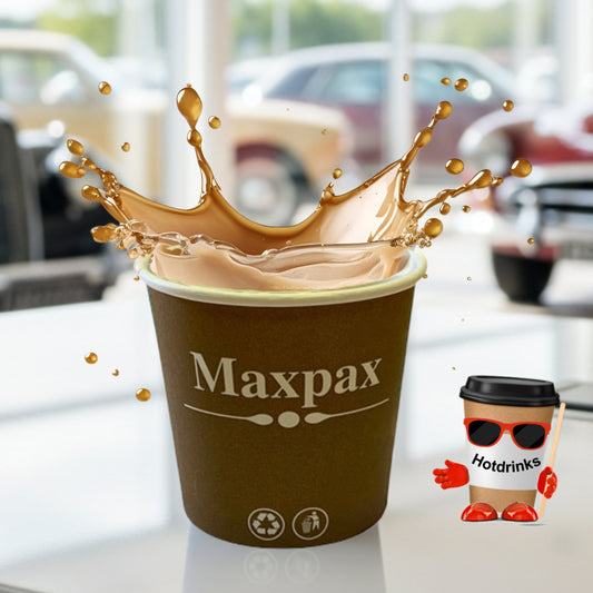 76mm Douwe Egberts Pure Gold Coffee White (25 or 375 Cups)