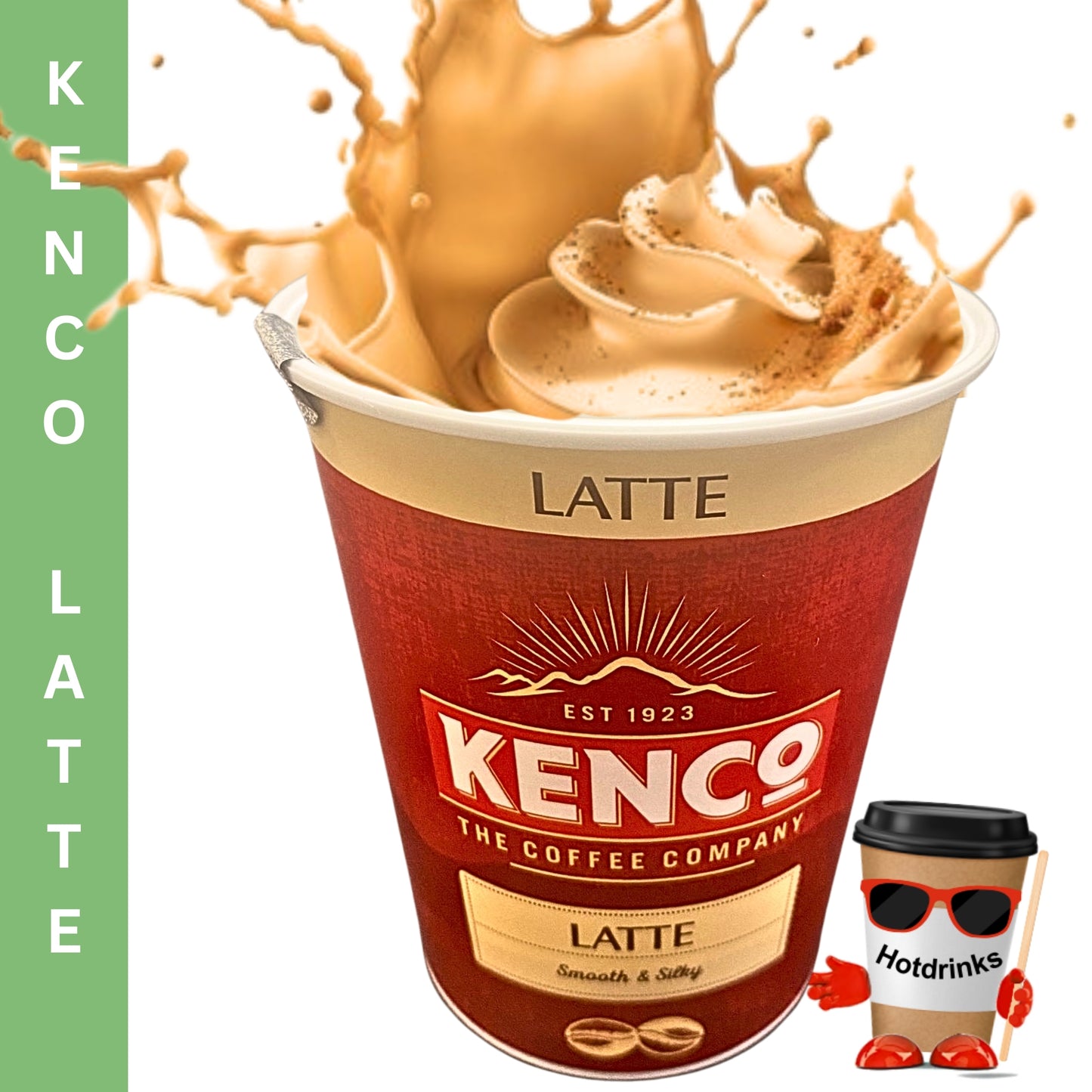 Single Sleeves of 2Go 12oz 'Fresh Seal' In Cup Drinks - 10 Cups Per Sleeve (8 Cups on Kenco range)