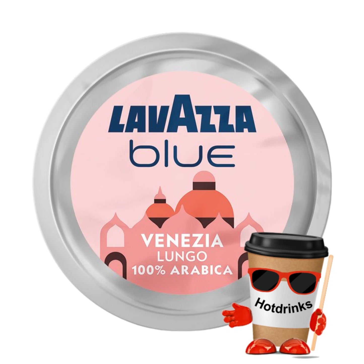 100 LavAzza Blue Drink Pods, Various flavours