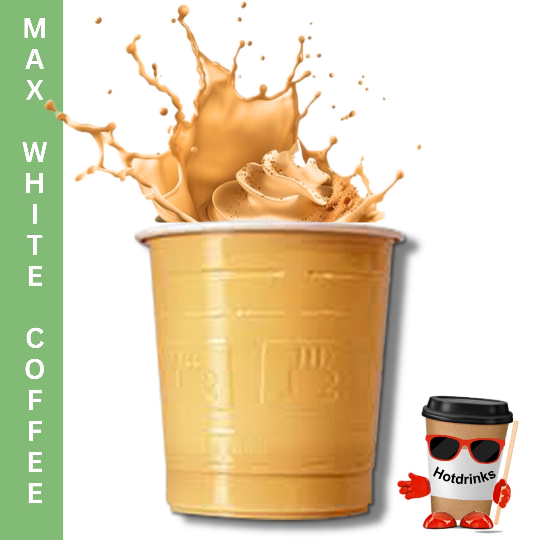 73mm Nescafe Gold Blend Coffee 'Max' White (25 or 300 Cups)
