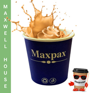 76mm Maxwell House Coffee White (25 or 375 Cups)