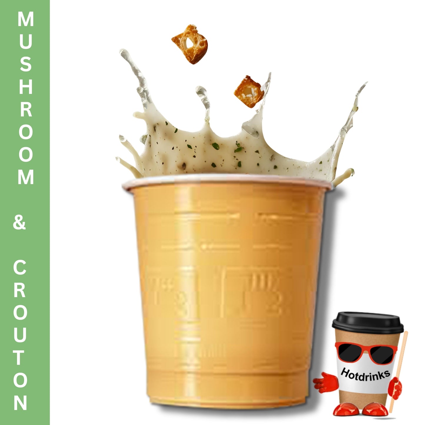 73mm Mushroom & Crouton Soup (25 or 300 Cups)