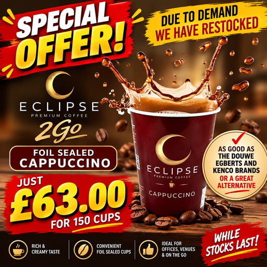 2Go 'Fresh Seal' Eclipse Cappuccino -SPECIAL OFFER - £63.00 for 150 Cups