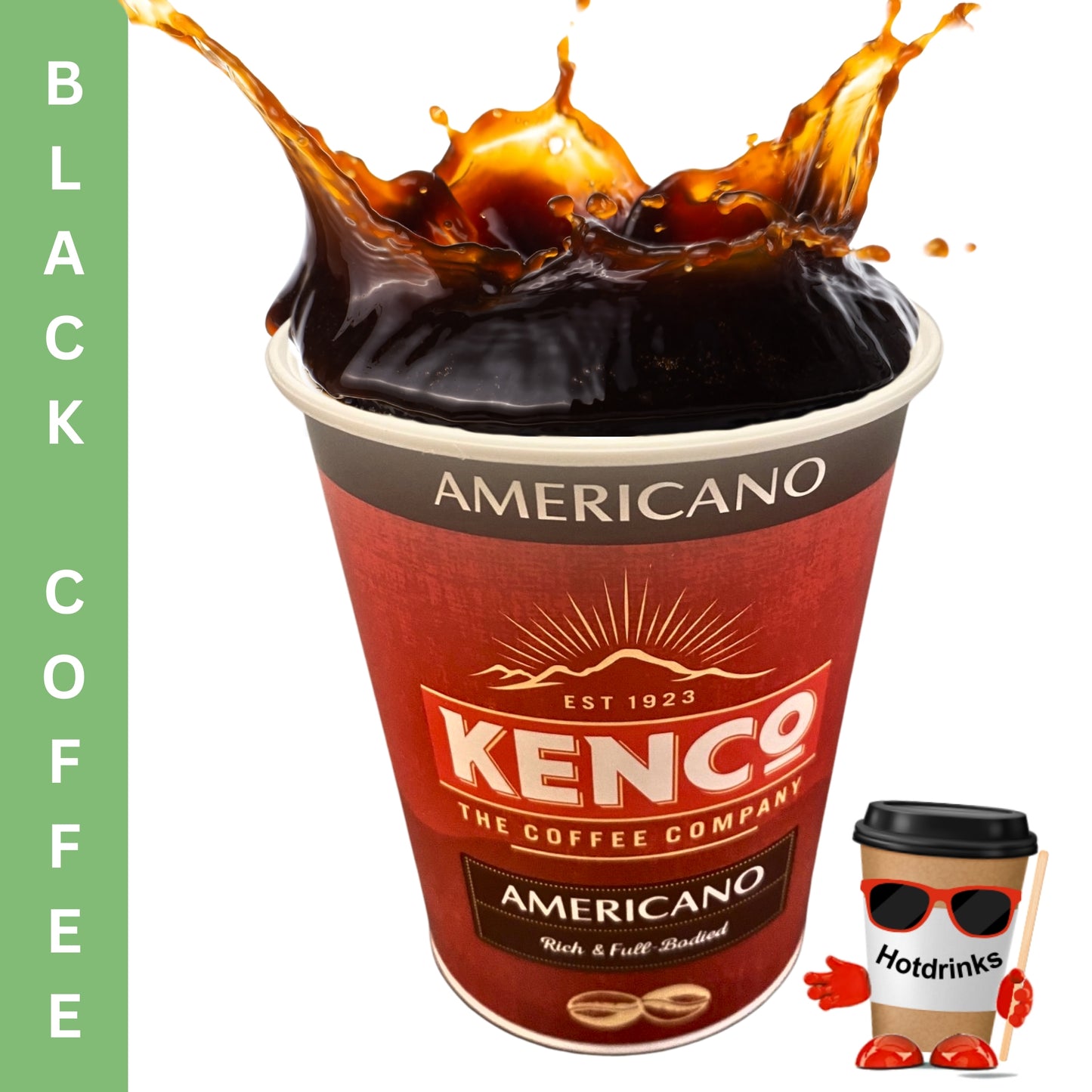 Single Sleeves of 2Go 12oz 'Fresh Seal' In Cup Drinks - 10 Cups Per Sleeve (8 Cups on Kenco range)