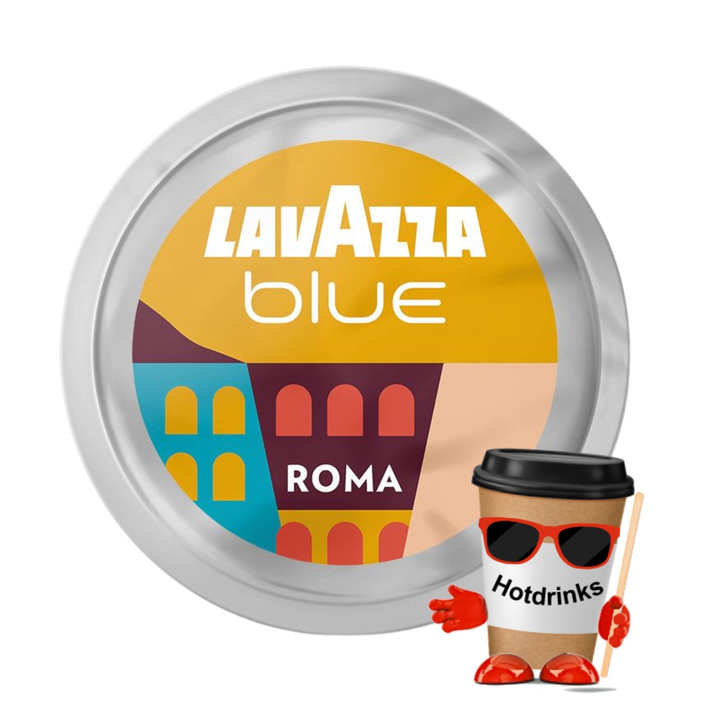 100 LavAzza Blue Drink Pods, Various flavours