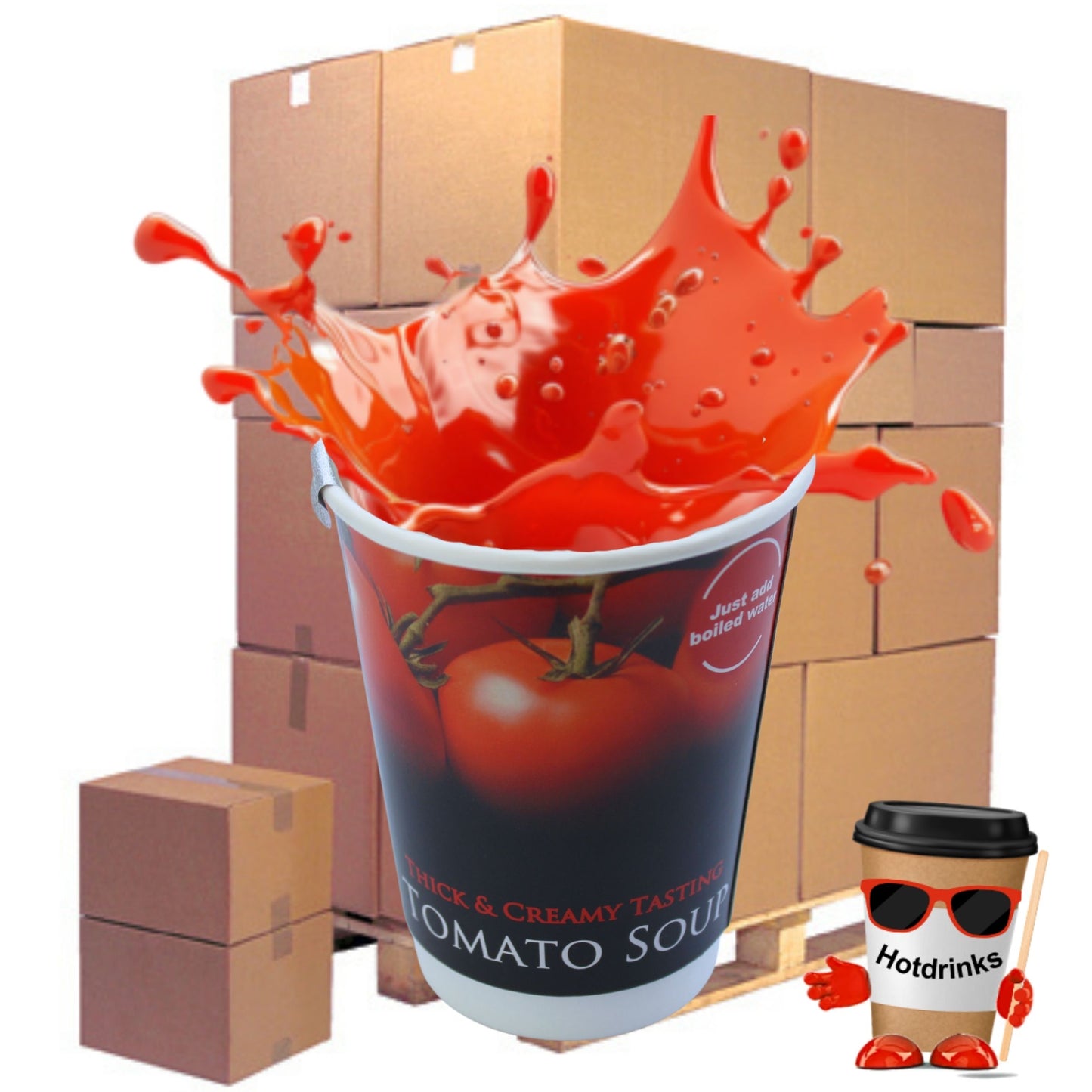 Tomato, Thick & Creamy Soup Pallet or Half Pallets