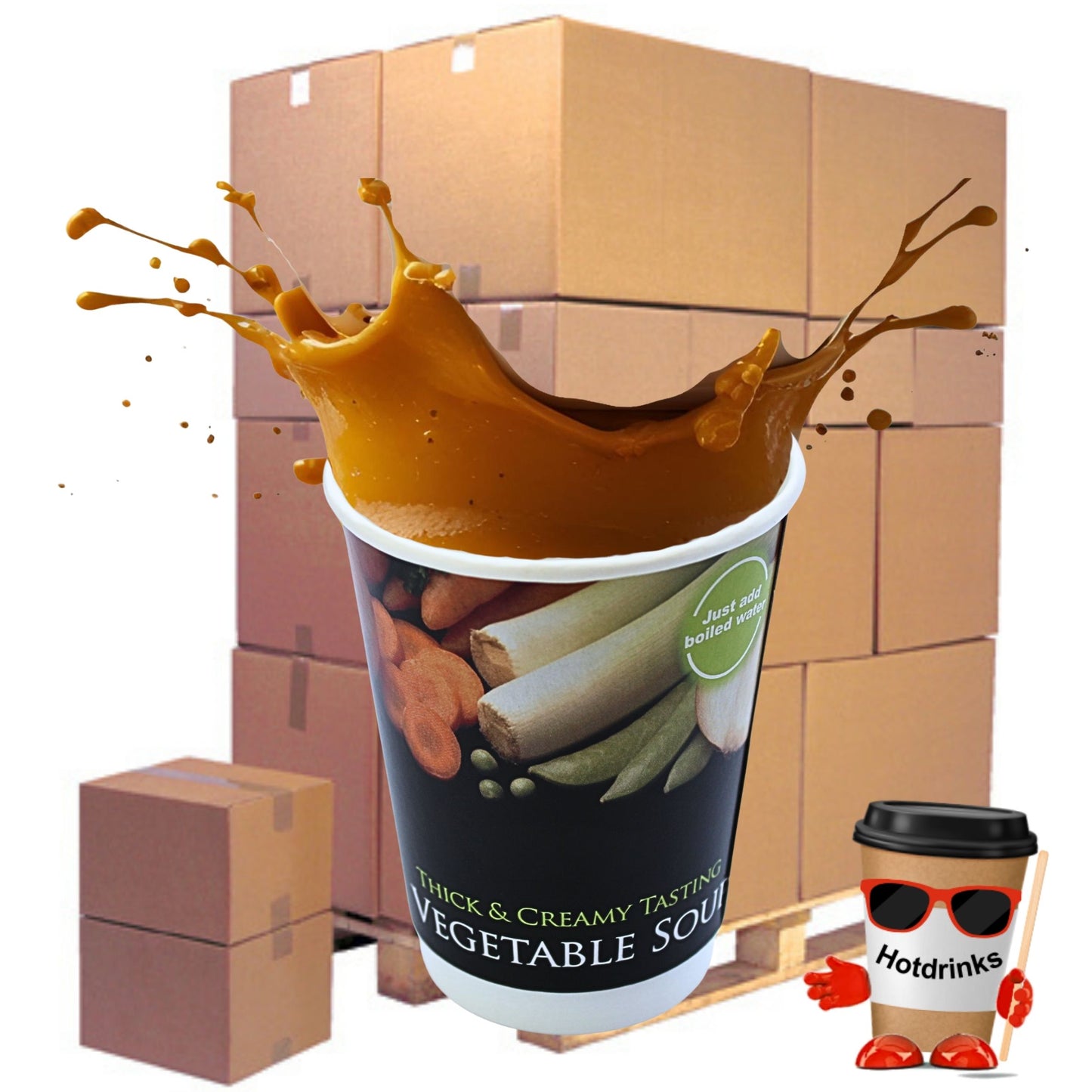 Vegetable, Thick & Creamy Soup Pallet or Half Pallets (Copy)