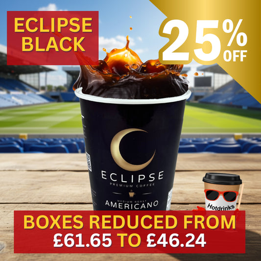 2Go 'Fresh Seal', 'Eclipse' Black Coffee (10 or 150 cups) SPECIAL OFFER - 25% Off Box Price