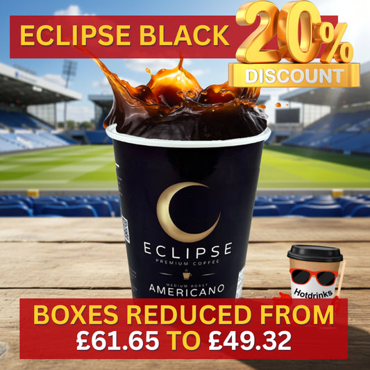 2Go 'Fresh Seal', 'Eclipse' Black Coffee (10 or 150 cups) SPECIAL OFFER - 20% Off Box Price