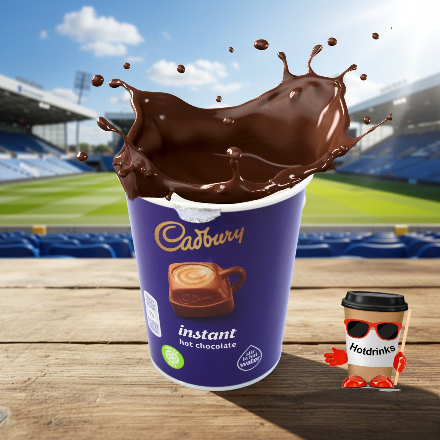 2Go 'Fresh Seal' Cadbury Hot Chocolate (10 or 150 cups)