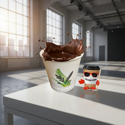 73mm Van Houten Hot Chocolate - Foil Sealed, Paper Cup