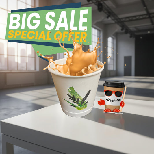 73mm Coffee White - £20 for 180 Cups