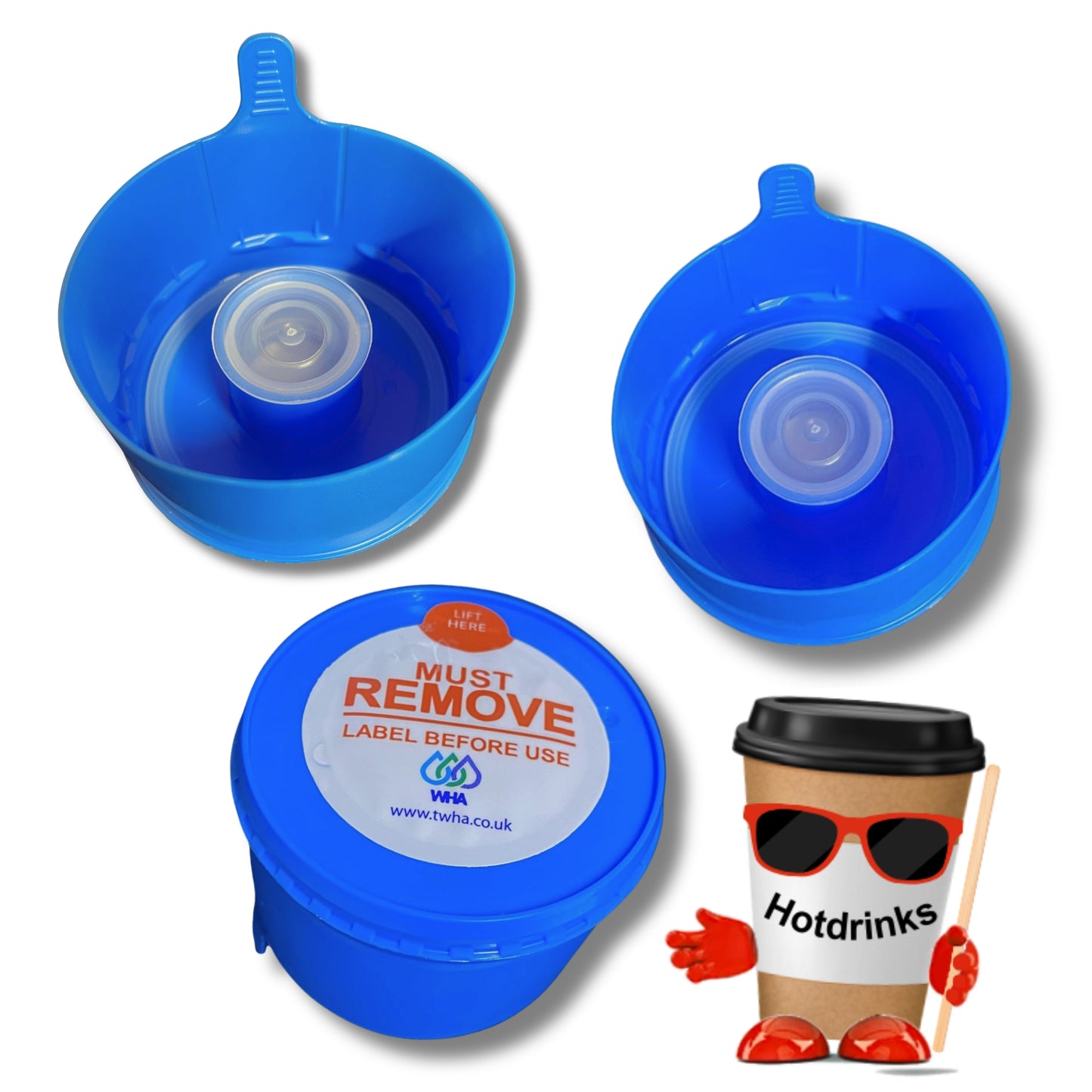 Water Cooler Bottle Caps (50 or 500)