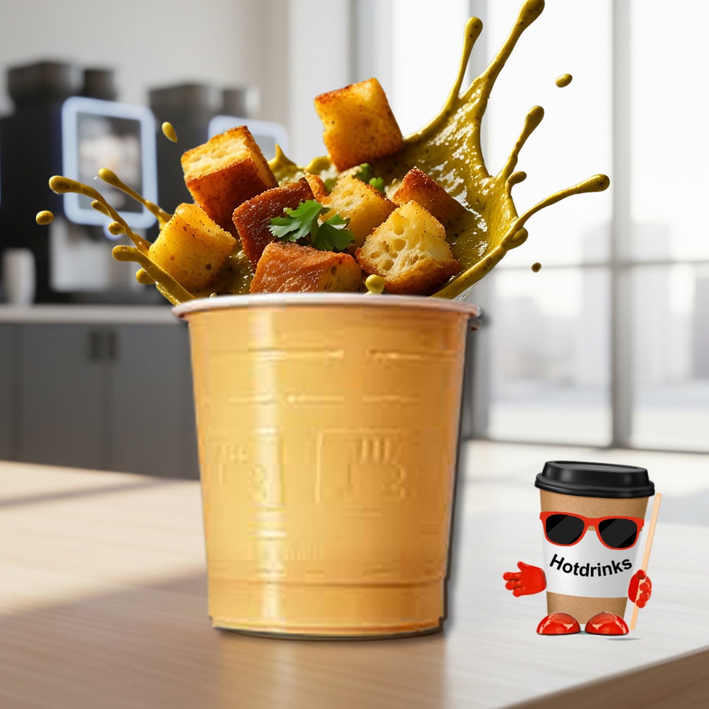 73mm Curry & Crouton Soup (25 or 300 Cups)