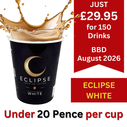 2Go 'Fresh Seal' Eclipse White Coffee - JUST £29.95 per Box - BBD 08/2026