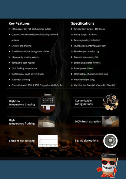 Dr Coffee F16 Coffee Machine