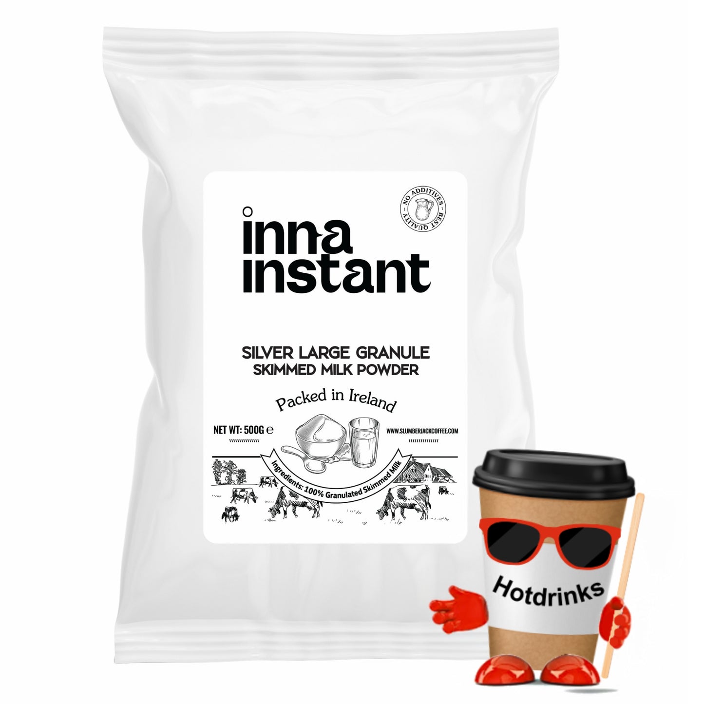'Inna Instant' Large Granulated Skimmed Milk (500g)