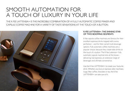 K-Fee Lattensia Plus Pod Machine