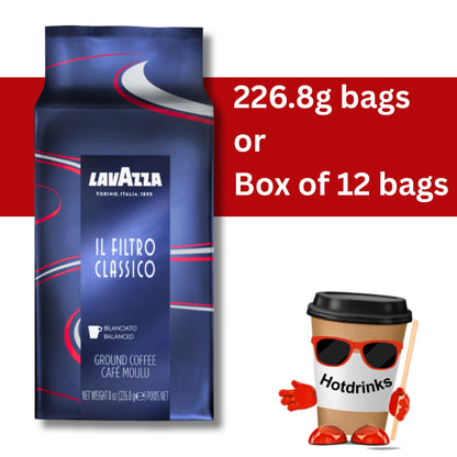 LavAzza 'IL Filtro Classico' Bilanciato, Ground Coffee- (226.8g)