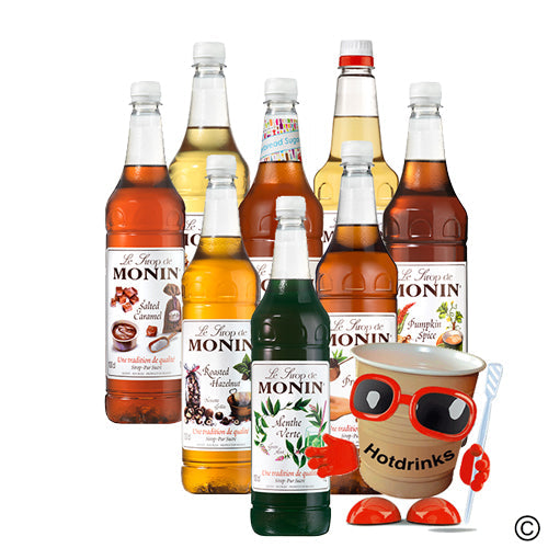 Monin Syrups - Multiple Flavours (1 or 6 x 1Ltr Bottles)