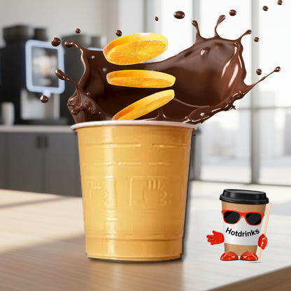 73mm Luxury Orange Hot Chocolate - SHORT DATED 20% Discount on Box Prices - BBD 25-03-2025