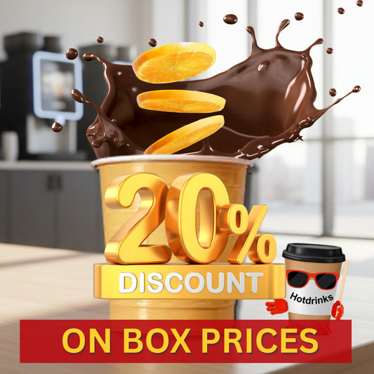 73mm Luxury Orange Hot Chocolate - 20% Discount on Box Prices
