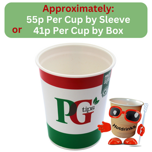 2Go PG Tips Tea 'Bag & Tag' White (10 or 150 cups)