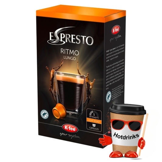 K-Fee Pods - Espresto 'Ritmo' Pods - 16 Pods or 6 boxes of 16 Pods