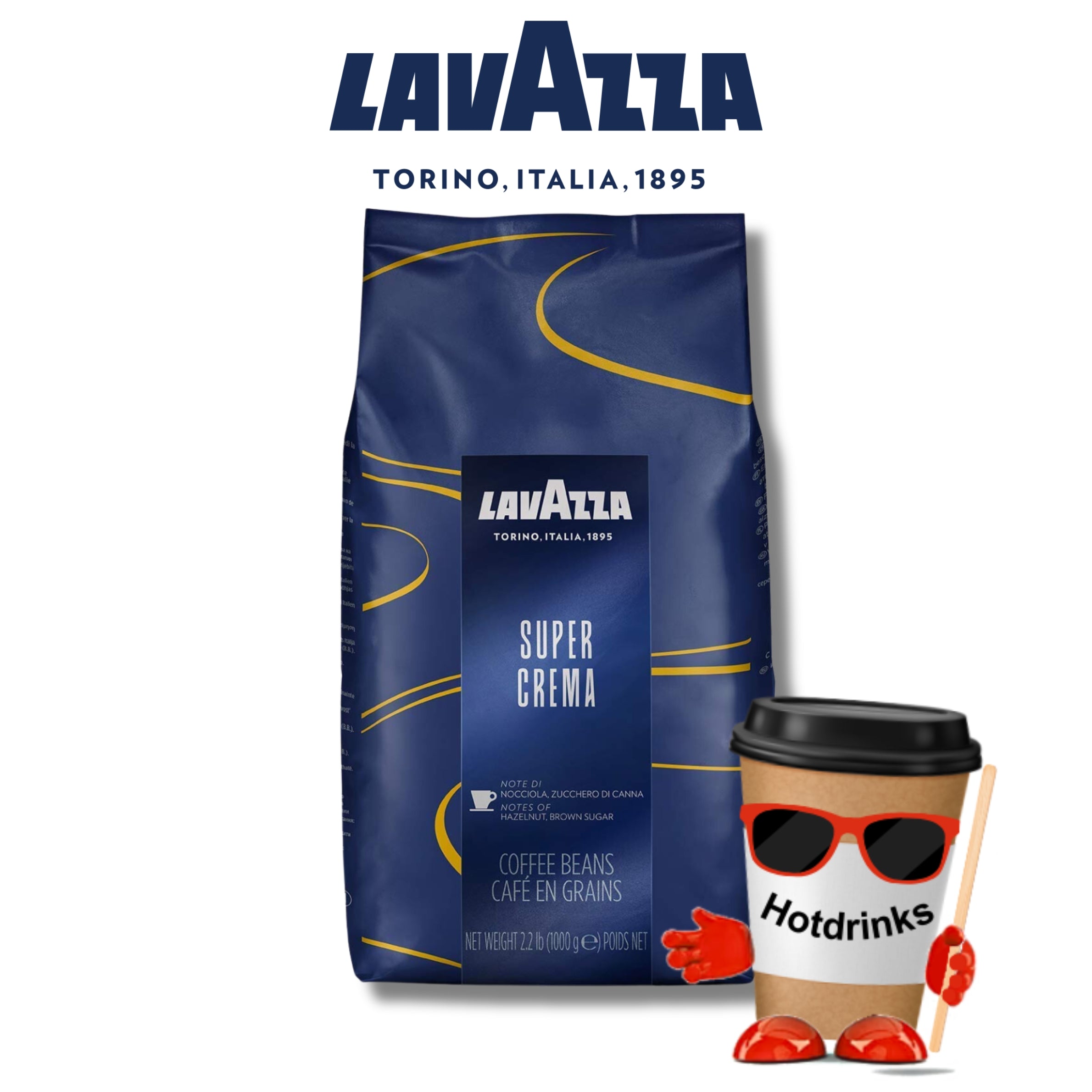 LavAzza Super Crema (1kg) – Hotdrinks Ltd